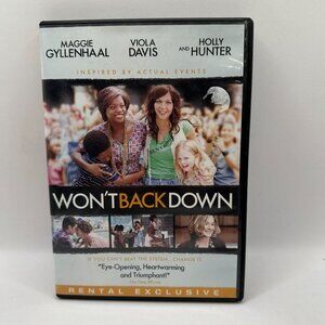 Won't Back Down DVD Rental Exclusive Starring Maggie Gyllenhaal Viola Davis Holl